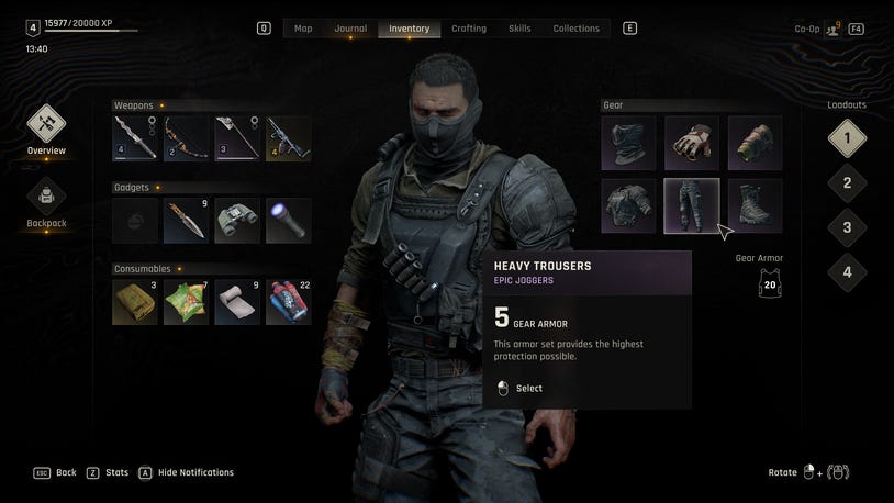 Pick Up Heavy Vest and Pants - Image 1