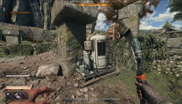 Locate the Gas Canister