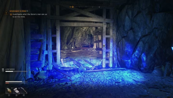 Traverse the Mine - UV Light Section