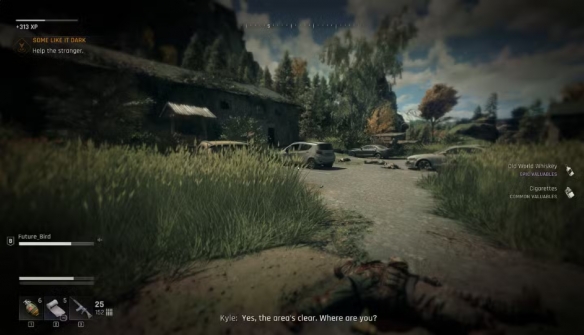 Clear the Villa Area